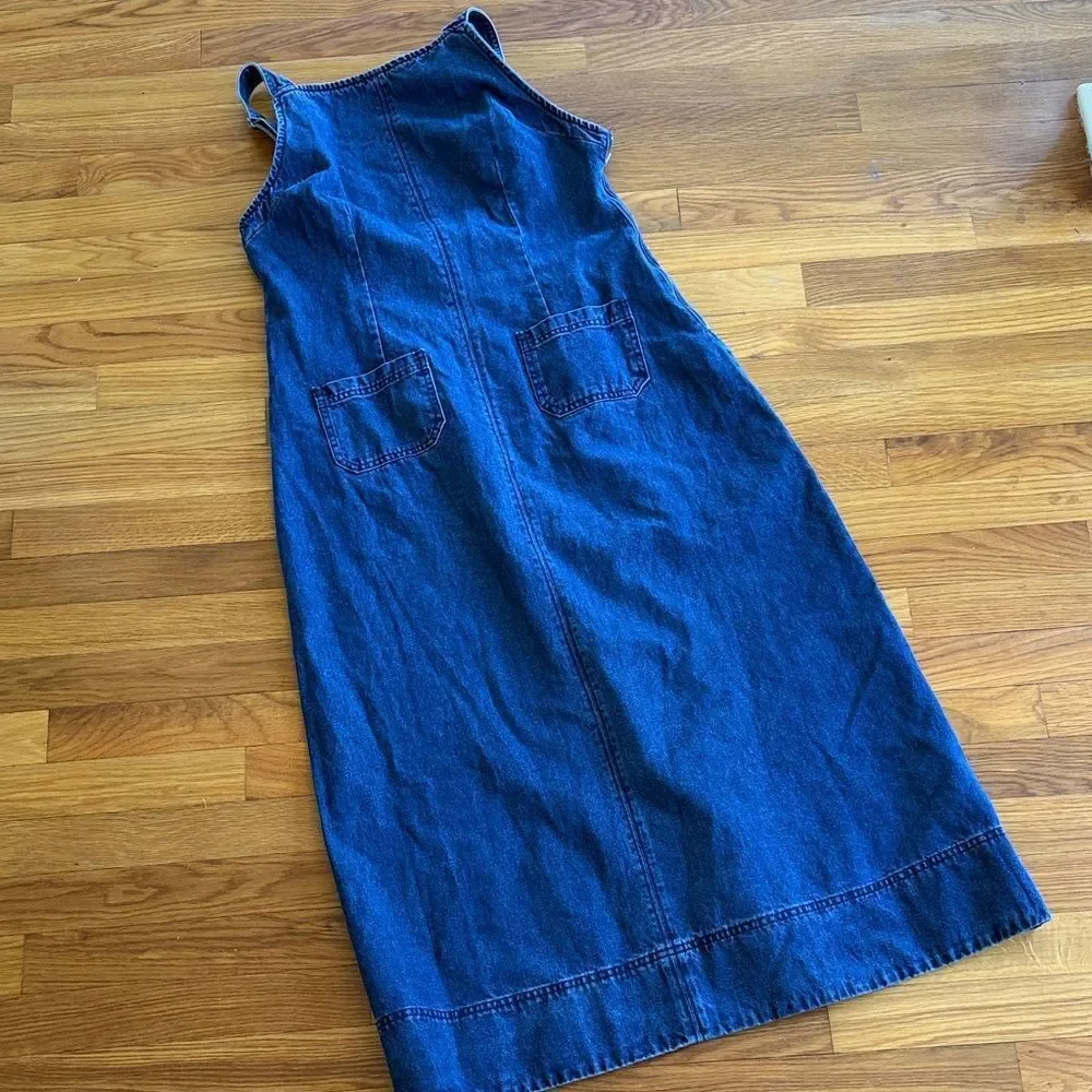 Free People Dex Denim Midi Dress